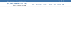 Desktop Screenshot of drmichaelpauls.com