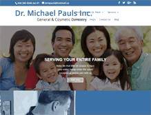 Tablet Screenshot of drmichaelpauls.com